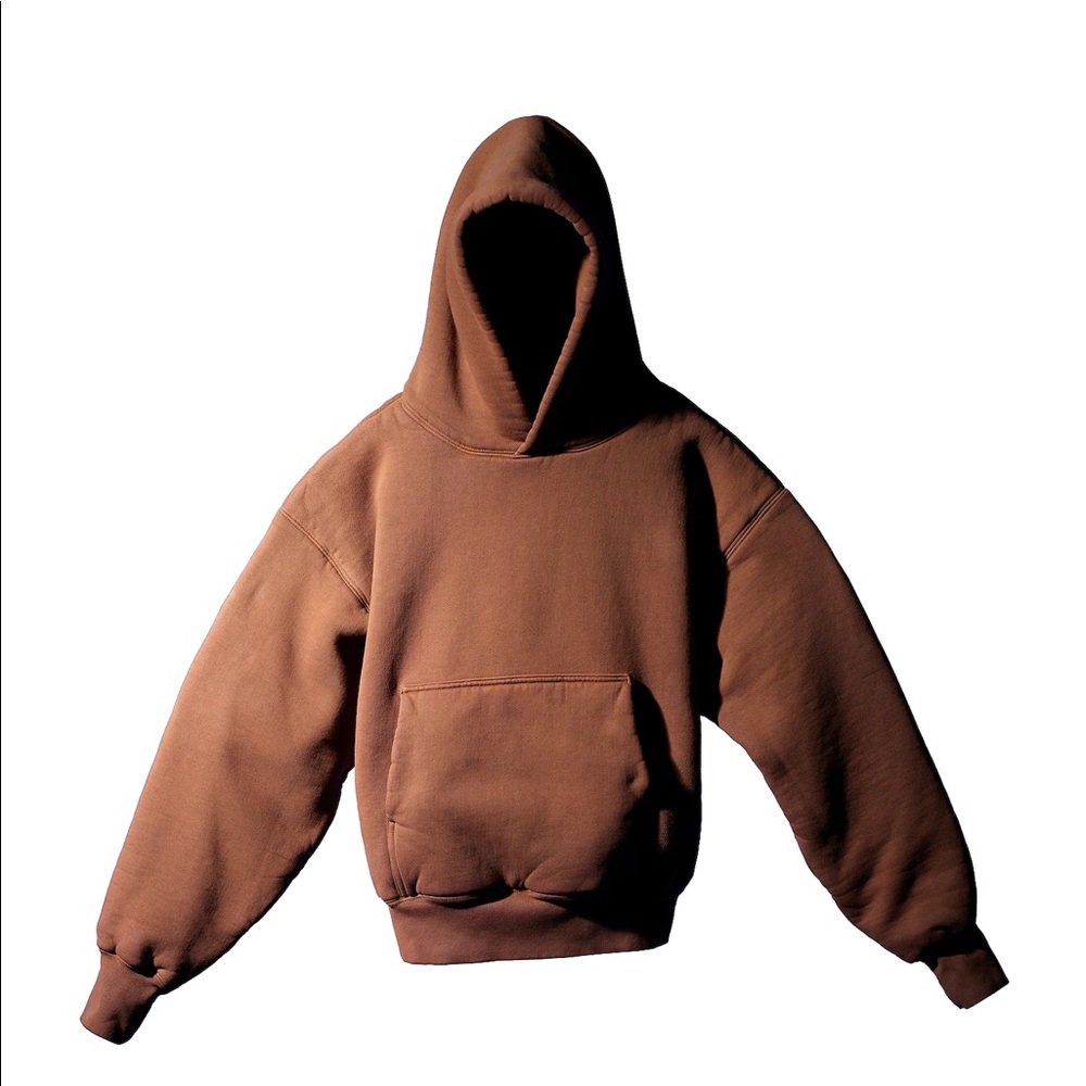 Yeezy gap Kanye west kkw brown thick hoodie - Picture 1 of 3